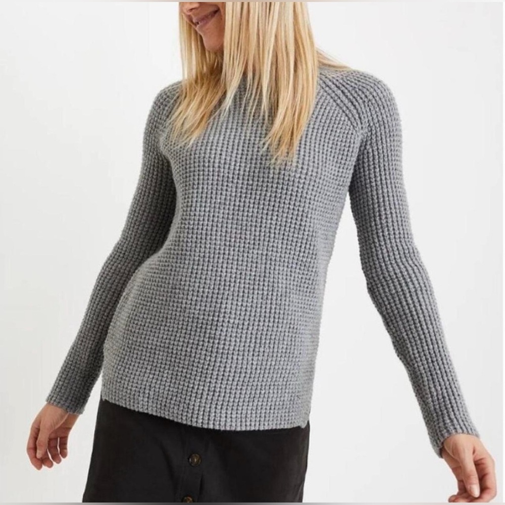 Marine Layer Gray Knit Comfy Casual Women's Cozy Sweater